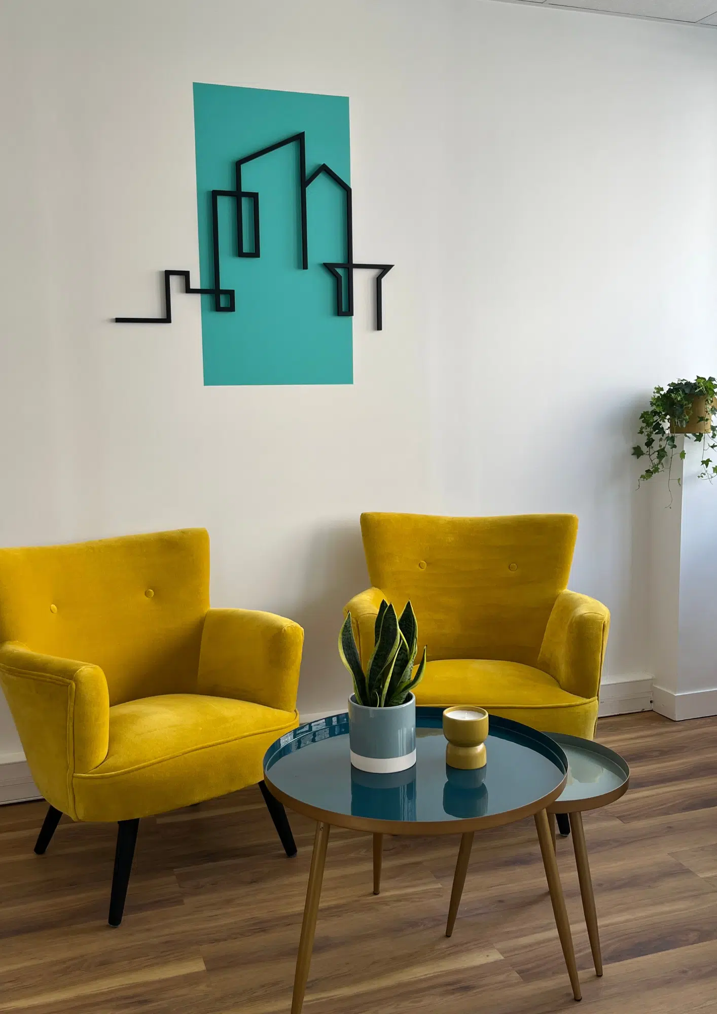 projet Doméka, aménagement avec du mobilier 100 % seconde main